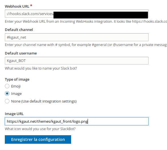 slack - config