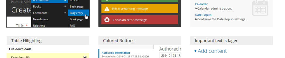 thème d'administration Adminimal est disponible