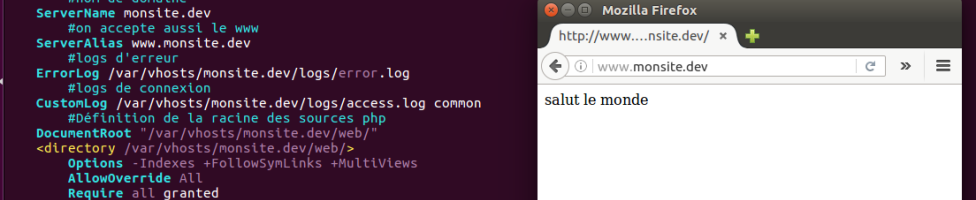 Créer son premier Virtual Host sous Ubuntu