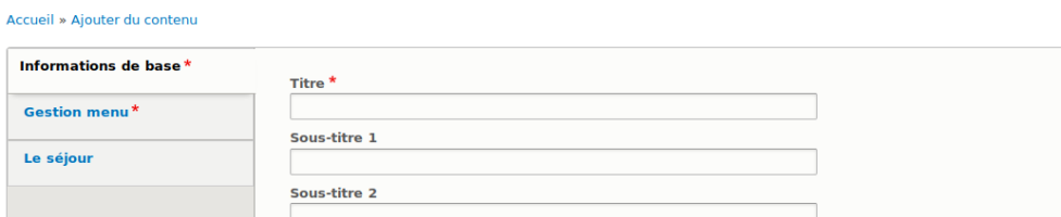 Module Drupal 8 - Field Group