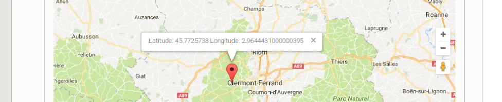 Module Drupal 8 - Geolocation Field 