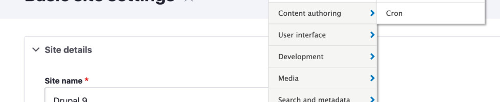 Le module « Admin Toolbar »