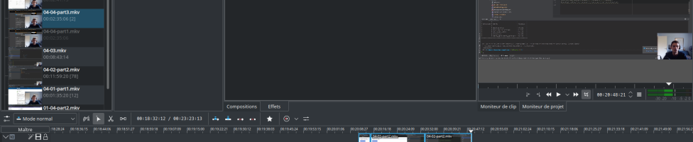 Montage en cours