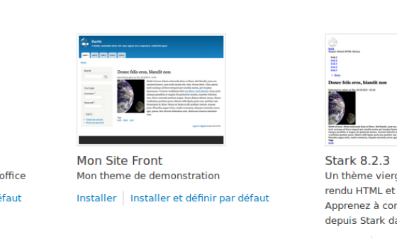 Créer un thème personnalisé pour Drupal 8