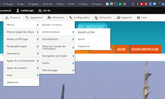 Module Drupal 8 - Admin Toolbar