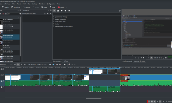 Montage en cours