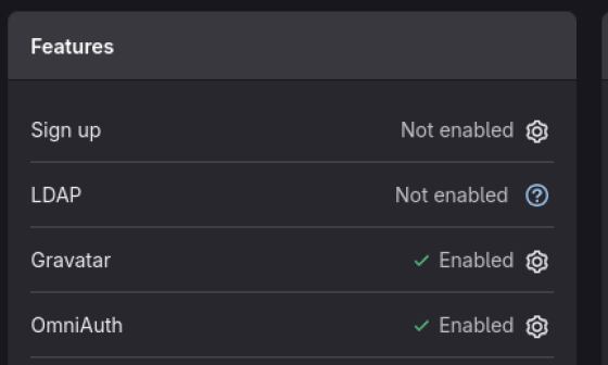 Mon gitlab est à jour