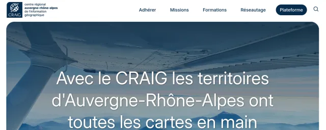 Page d'accueil du site