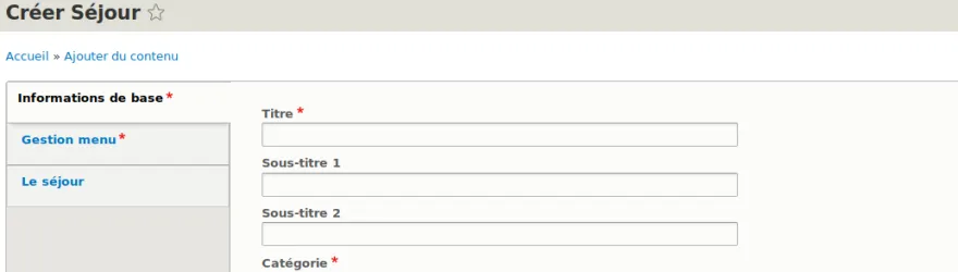 Module Drupal 8 - Field Group