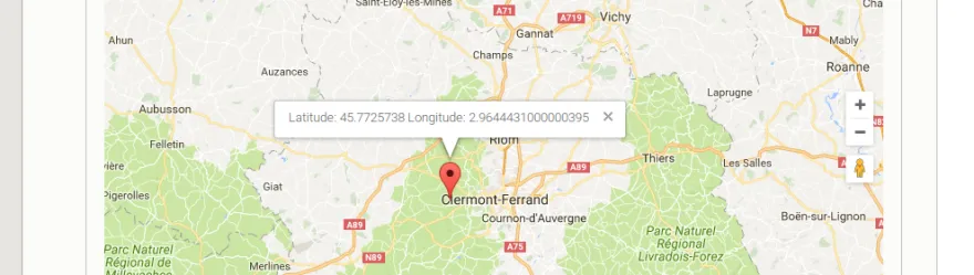 Module Drupal 8 - Geolocation Field 